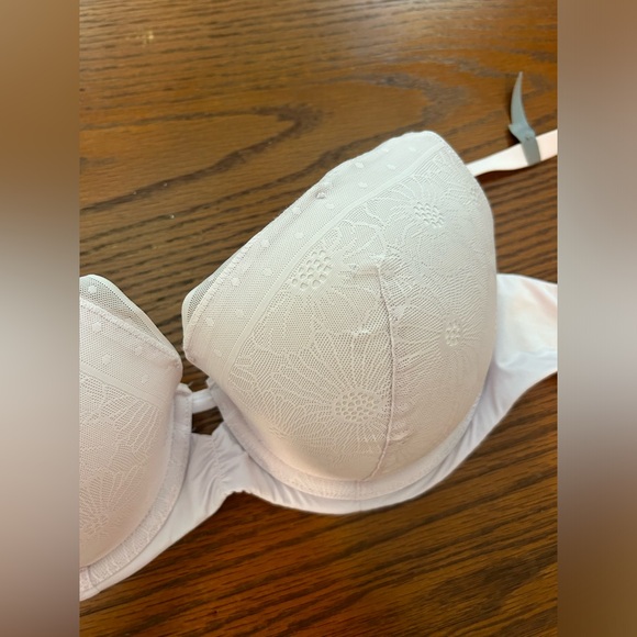 Aerie Real Power Plunge Push Up Bra in color Lilac Ice, size 36D - Picture 2 of 11